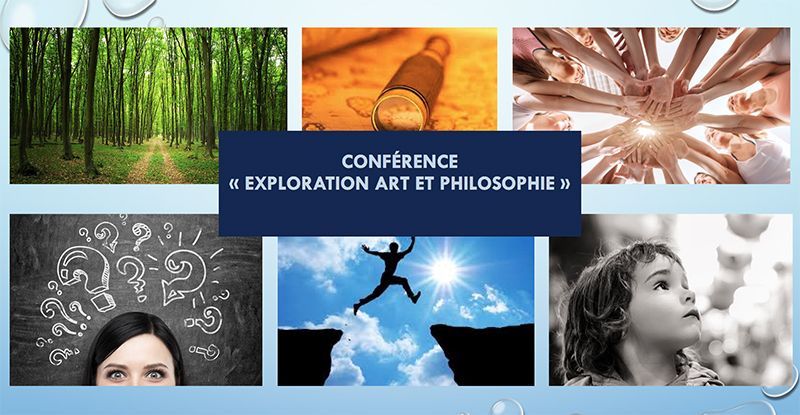 Couverture conférence exploration art et philosophie